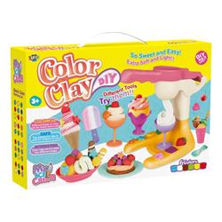 SOFT DOUGH WITH MACHINE 2DES 33X7X22CM 6COL LUNA