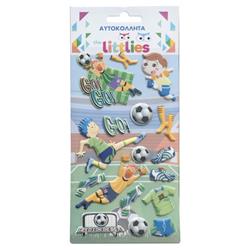 STICKERS 10X22CM FOOTBALL THE LITTLIES
