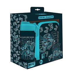 ΦΑΓΗΤΟΔΟΧΕΙΟ PP 800ML & ΠΑΓΟΥΡΙ ΑΛΟΥΜΙΝΙΟΥ 500ML ΣΕΤ MUST TEAM GAMER