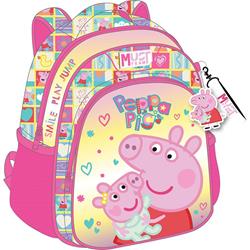 ΤΣΑΝΤΑ ΠΛΑΤΗΣ ΝΗΠΙΟΥ 27Χ10Χ31ΕΚ 2ΘΗΚΕΣ PEPPA PIG SMILE PLAY JUMP