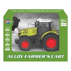 REMOTE CONTROLLED ALLOY TRACTOR 1:24 2,4GHz 24X14X16CM WITH LIGHT LUNA