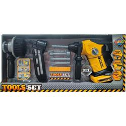 Tool Set 7Pcs Luna Toys with light 52,5x6,5x24cm.