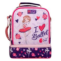 Lunch Bag Isothermal Must Team Yummy I Love Ballet  2 Cases