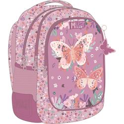 ΤΣΑΝΤΑ ΠΛΑΤΗΣ MUST TEAM 32Χ18Χ43ΕΚ 3ΘΗΚΕΣ BUTTERFLIES LILAC