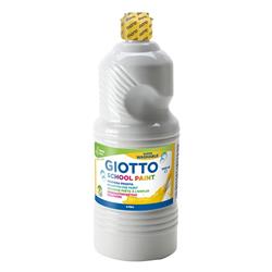 GIOTTO SCHOOL PAINT 1000 ml bottle - white.