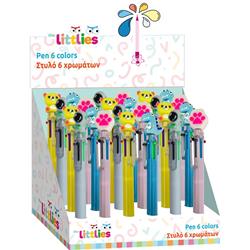 PEN 6COLORS DIFFERENT DESIGNS THE LITTLIES