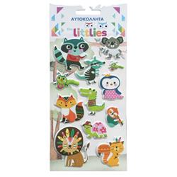STICKERS 10X22CM ANIMALS THE LITTLIES
