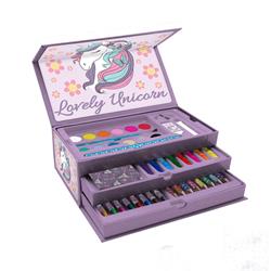 ART SET SUITCASE 26.3X13.7X9.5CM MUST TEAM UNICORN