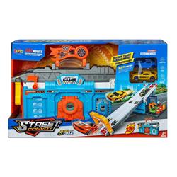 CAR LAUNCH RAMP - SUITCASE 2IN1 WITH 2 ALLOY CARS 42X13X25CM LUNA