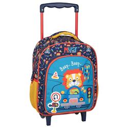 School Trolley Backpack Kindergarten Must Team Happy Trip 2 Cases