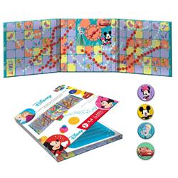 FOLDABLE MAGNETIC BOARD GAME SNAKES AND LADDERS 17,5X17,5X20CM DISNEY