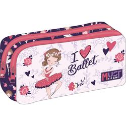 Σχολική Κασετίνα Βαρελάκι Must Team I Love Ballet 2 Θήκες