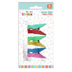 ERASER CLIPS 3PCS THE LITTLIES