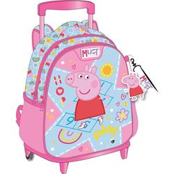 BACKPACK TROLLEY 27X10X31CM 2CASES PEPPA PIG 1