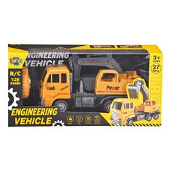 REMOTE CONTROLLED EXCAVATOR 33x10,5x16CΜ WITH LIGHT LUNA