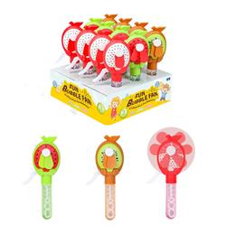 BUBBLE STICK FAN 9X20CM 3COL LUNA