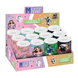 COIN  BOX 10X15CM  MUST ΤΕΑΜ 4DESIGNS