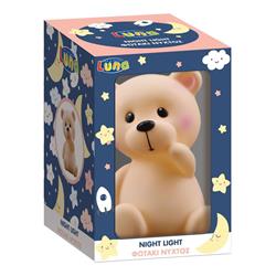 Night Light Bear Luna Toys 9,2x8,9x12cm.