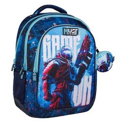 School Backpack Elementary Must Team Robot 3 Cases