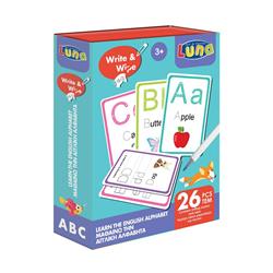 Educational Cards Learn English Alphabet Luna Toys 24Pcs