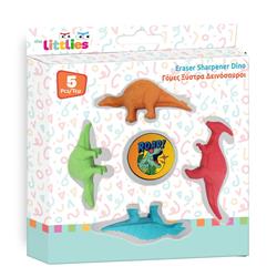 ERASER SHARPENER SET 5PCS THE LITTLIES