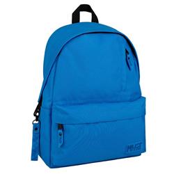 BACKPACK MUST TEAM MONOCHROME CLASSIC 32X17X42 SINGLE POCKET LIGHT BLUE WITH DARK BLUE