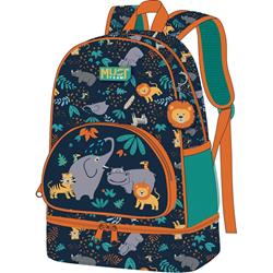 BACKPACK MUST TEAM 25X14X36CM WITH ISOTHERMAL LUNCH CASE JUNGLE