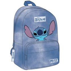 BACKPACK 29X17X41CM SINGLE POCKET LILO & STITCH BLUE