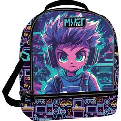 LUNCH BAG MUST TEAM 22X16X28CM ΑΝΙΜΕ ΒΟΥ