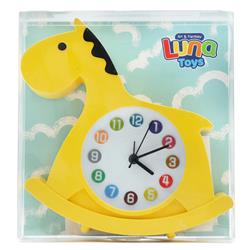 Alarm Clock Horse Yellow Luna Toys