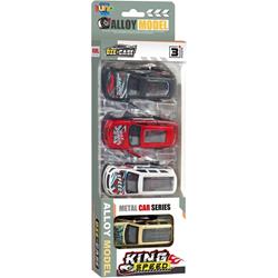 METALLIC VEHICLE PULL BACK 1:43 AND OPENING DOORS 4PCS LUNA