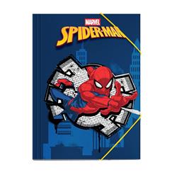 ELASTIC FOLDER 25X35CM  SPIDERMAN