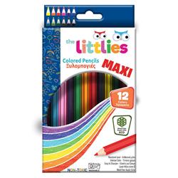 COLOUR PENCILS WOOD FREE XL 12PCS THE LITTLIES