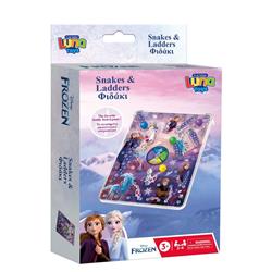 Board Game Snakes And Ladders Disney Frozen Luna Toys 14,5x4x20cm.