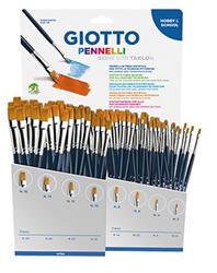 GIOTTO BRUSHES ART 600 in DISPLAY 96 PCS