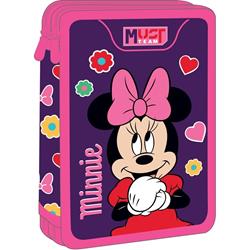 Σχολική Κασετίνα Διπλή Γεμάτη Disney Minnie Mouse Cutie Must Team