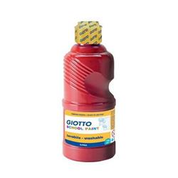 GIOTTO SCHOOL PAINT BOTTLE 250ML SCARLET RED