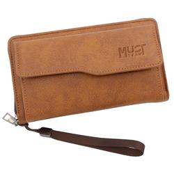 WALLET WOMAN MUST TEAM 21.5*Χ12Χ4.6 BROWN