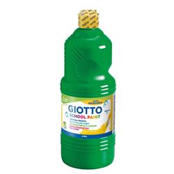 GIOTTO SCHOOL PAINT 1000 ml bottle - green.