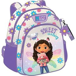 BACKPACK 27X10X31CM 2CASES GABBYS DOLLHOUSE SWEET AS A FAIRY