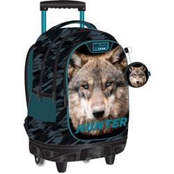 BACKPACK TROLLEY MUST TEAM 34X20X44 3CASES HUNT WOLF