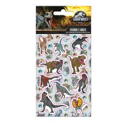 STICKERS JURASSIC 8X12  5SH