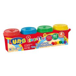 Play Dough Luna Toys 60gr x 4 Colors