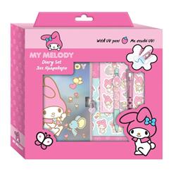 DIARY WITH LOCK, MAGIC PENS AND STICKERS MY MELODY
