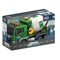Concrete Mixer Truck 1:10 Friction Luna Toys with sound and light 37x14x21cm.