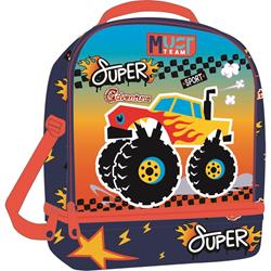 LUNCH BAG MUST TEAM 22X16X28CM ISOTHERMAL MONSTER CAR