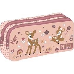 PENCIL CASE MUST ΤΕΑΜ ENERGY 21Χ6Χ9 2ZIPPERS DEER