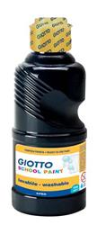 GIOTTO SCHOOL PAINT BOTTLE 250ML BLACK