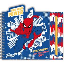 ΜΠΛΟΚ ΧΡΩΜΑΤΙΣΜΟΥ ΜΕ ΜΑΡΚΑΔΟΡΟΥΣ & ΚΑΣΕΤΙΝΑ 38ΤΜΧ SPIDERMAN