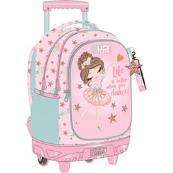 TROLLEY BAG MUST TEAM 34X20X44CM 3CASES SHINY BALLERINA